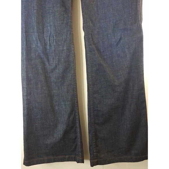 J. CREW High Heel Flare Denim Jeans Women's Size 28 Stretch Boho Western Hippie - Picture 10 of 10